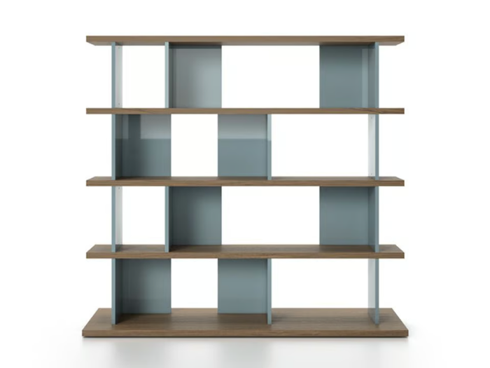 BEND - Open wooden bookcase _ Santalucia Mobili